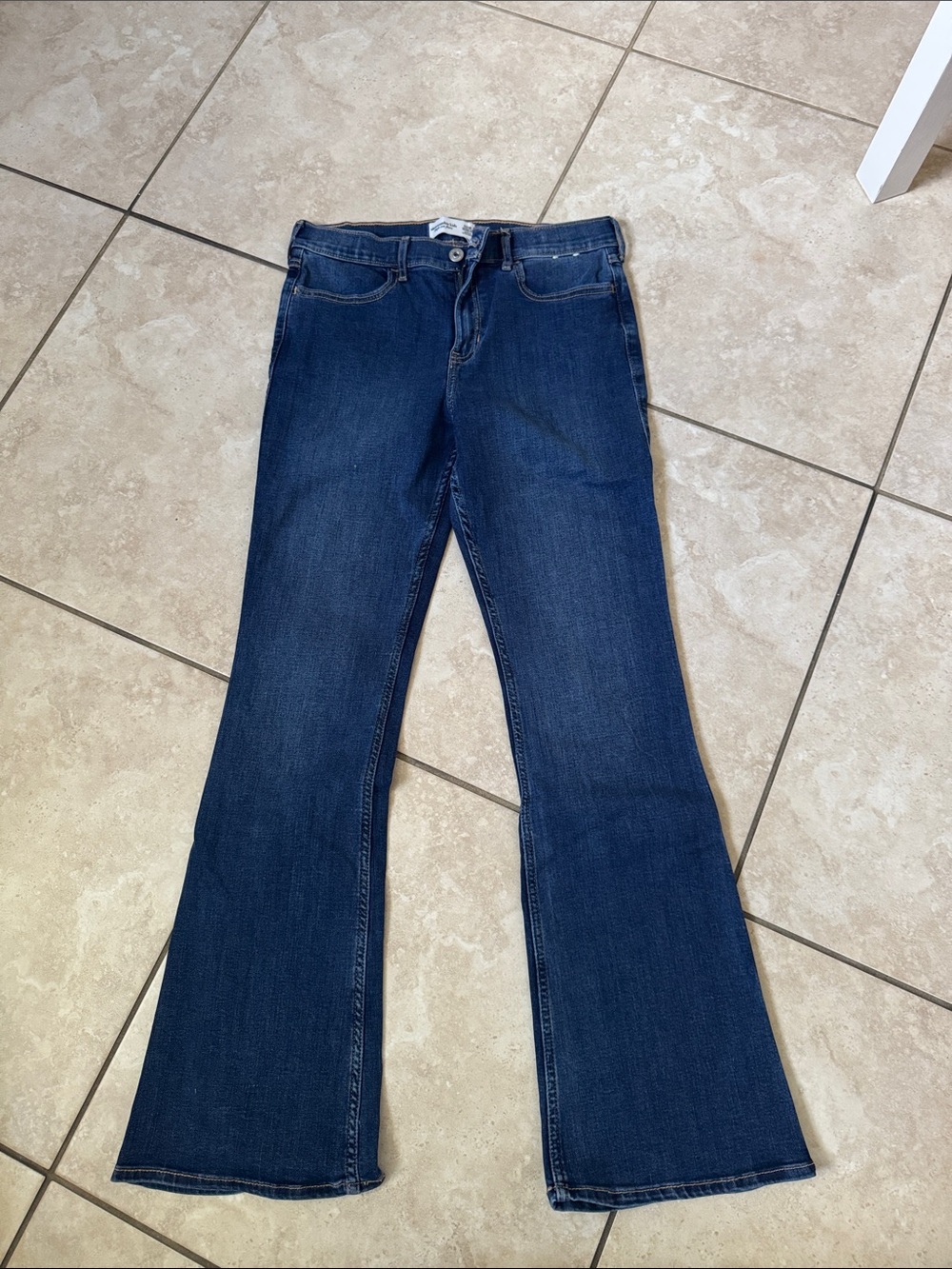 abercrombie kids Dark Blue Flare Jeans